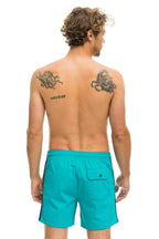 Classic MENS 5 STRIPE FLEX SHORTS - JADE
