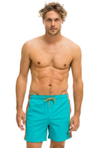 Classic MENS 5 STRIPE FLEX SHORTS - JADE