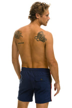 Classic MENS 5 STRIPE FLEX SHORTS - NAVY