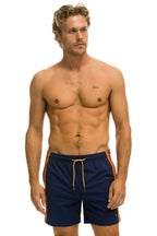 Classic MENS 5 STRIPE FLEX SHORTS - NAVY