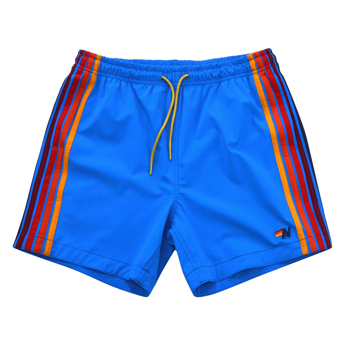 Classic MENS 5 STRIPE FLEX SHORTS - PARROT BLUE