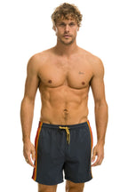 Classic MENS 5 STRIPE FLEX SHORTS - TITANIUM