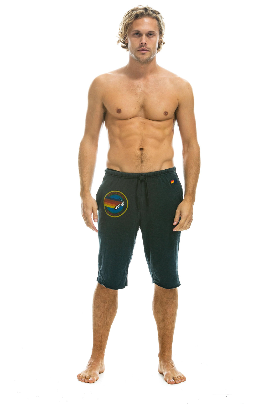 Classic AVIATOR NATION VENICE SWEATSHORTS - CHARCOAL