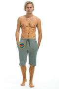 Classic AVIATOR NATION VENICE SWEATSHORTS - HEATHER GREY