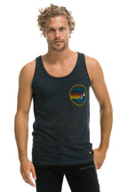 Classic MENS AVIATOR NATION VENICE TANK - CHARCOAL