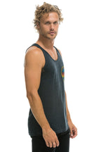 Classic MENS AVIATOR NATION VENICE TANK - CHARCOAL
