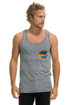 Classic MENS AVIATOR NATION VENICE TANK - HEATHER GREY