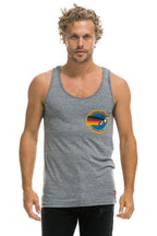 Classic MENS AVIATOR NATION VENICE TANK - HEATHER GREY