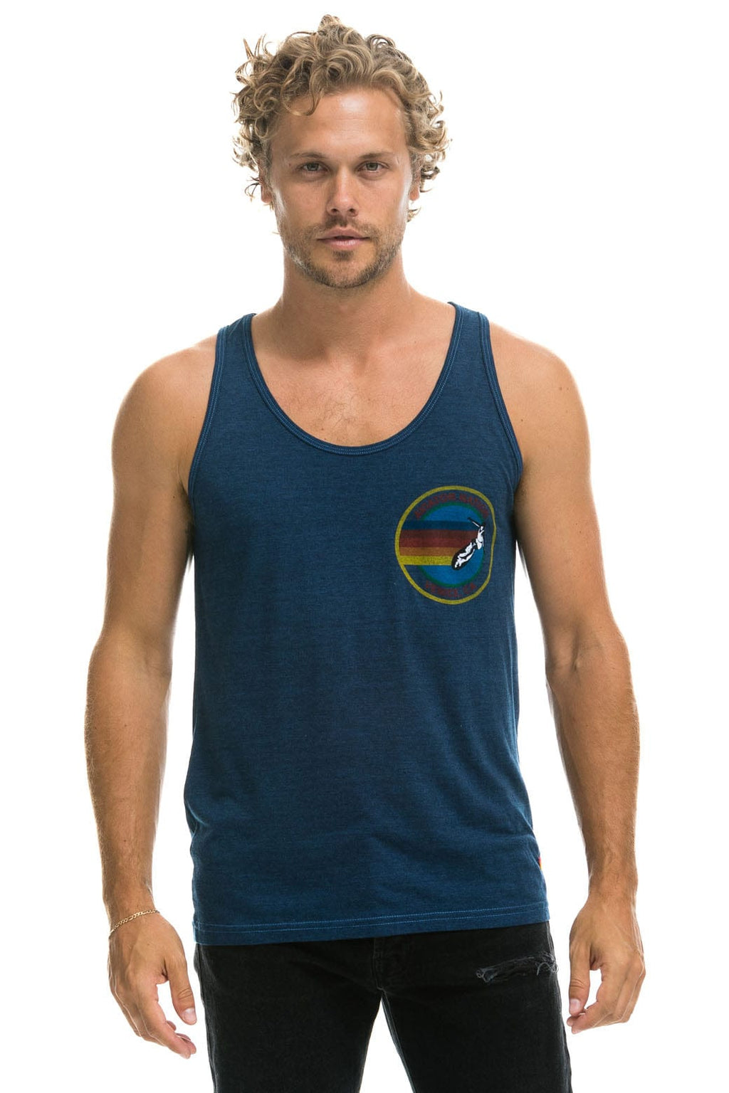 Classic MENS AVIATOR NATION VENICE TANK - NAVY