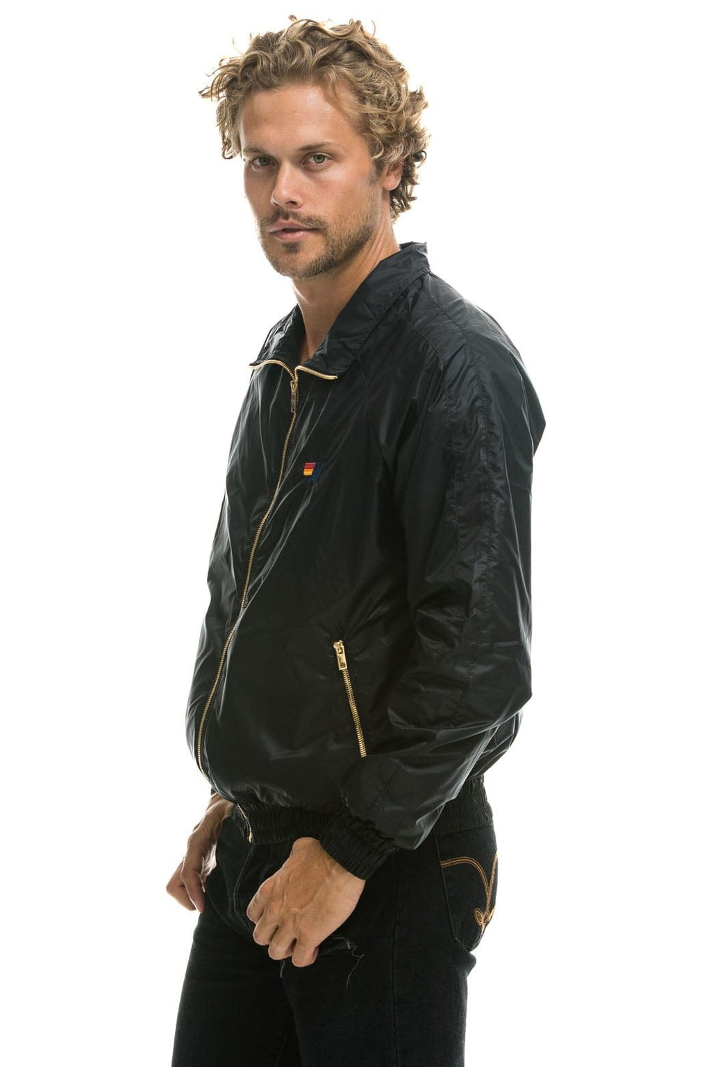 Classic MENS BASIC WINDBREAKER - BLACK