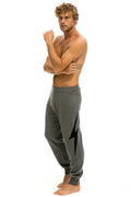 Classic MENS BOLT CASHMERE LIGHT SWEATER PANT - DEEP HEATHER BLACK BOLT