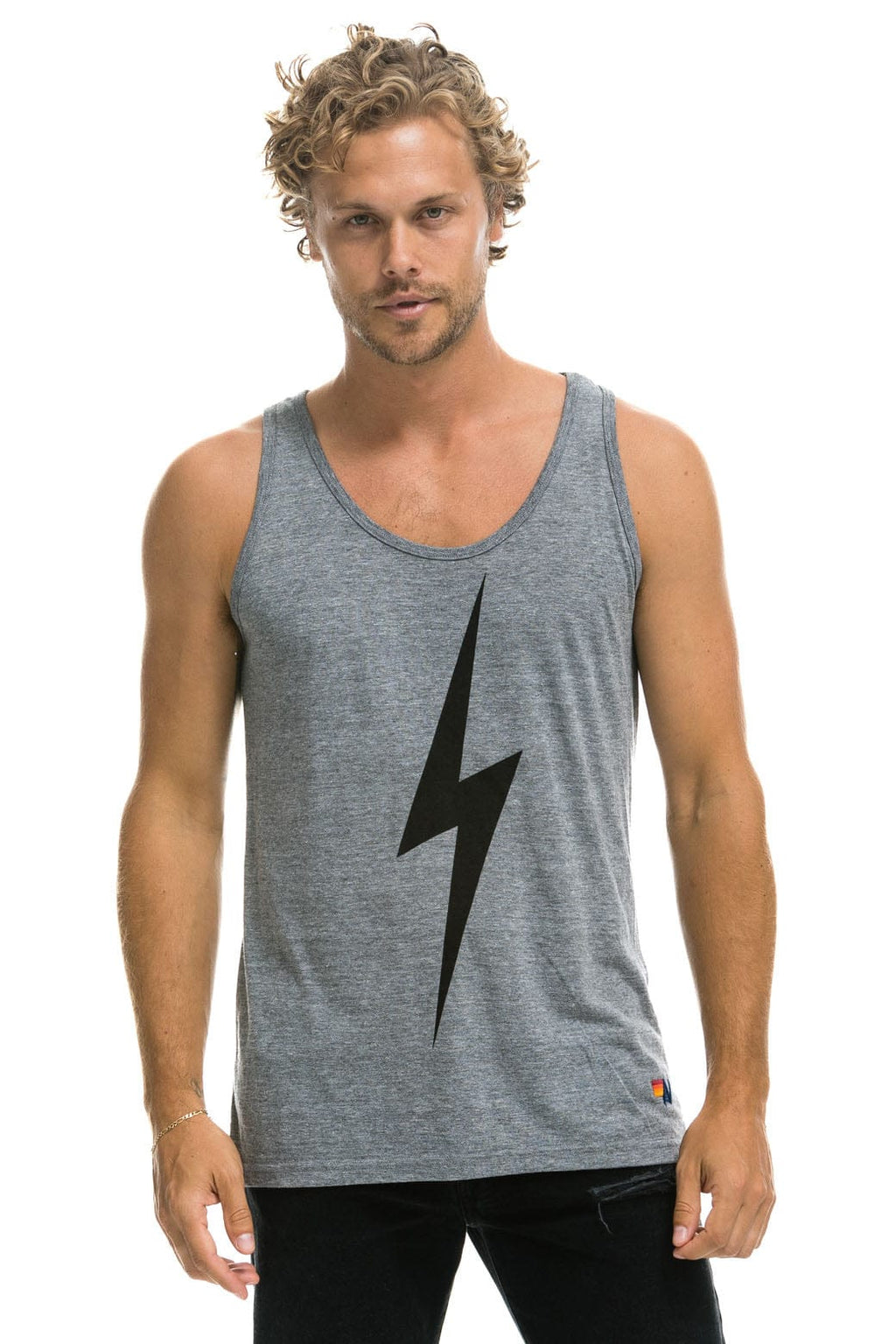 Classic MENS BOLT TANK - HEATHER GREY