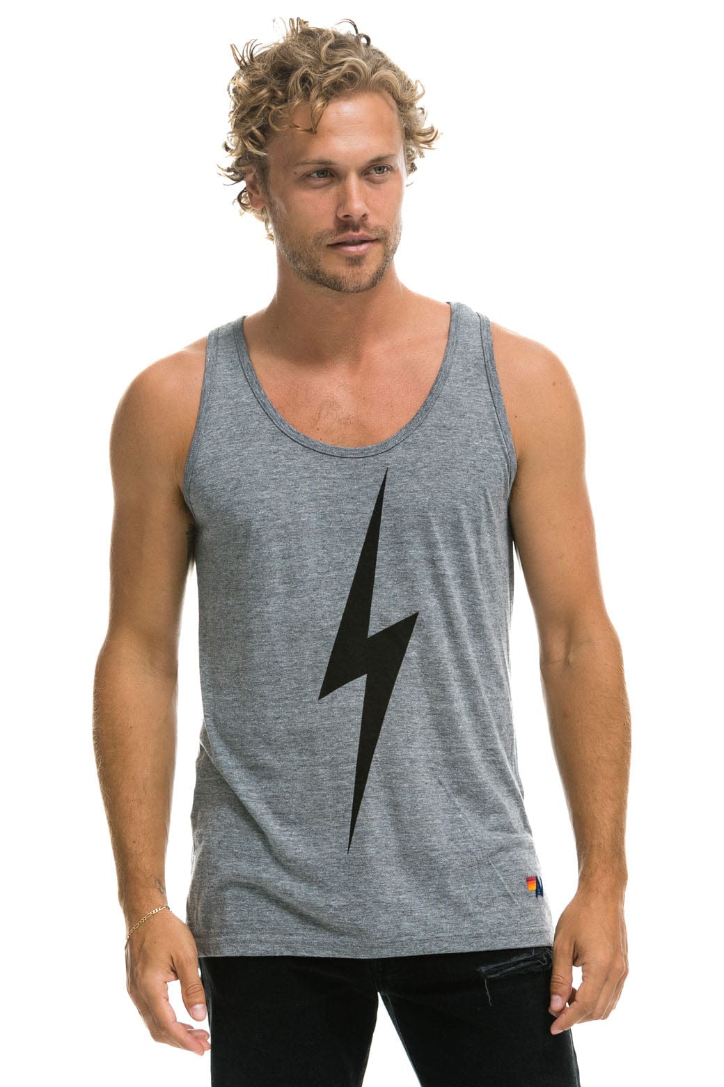 Classic MENS BOLT TANK - HEATHER GREY