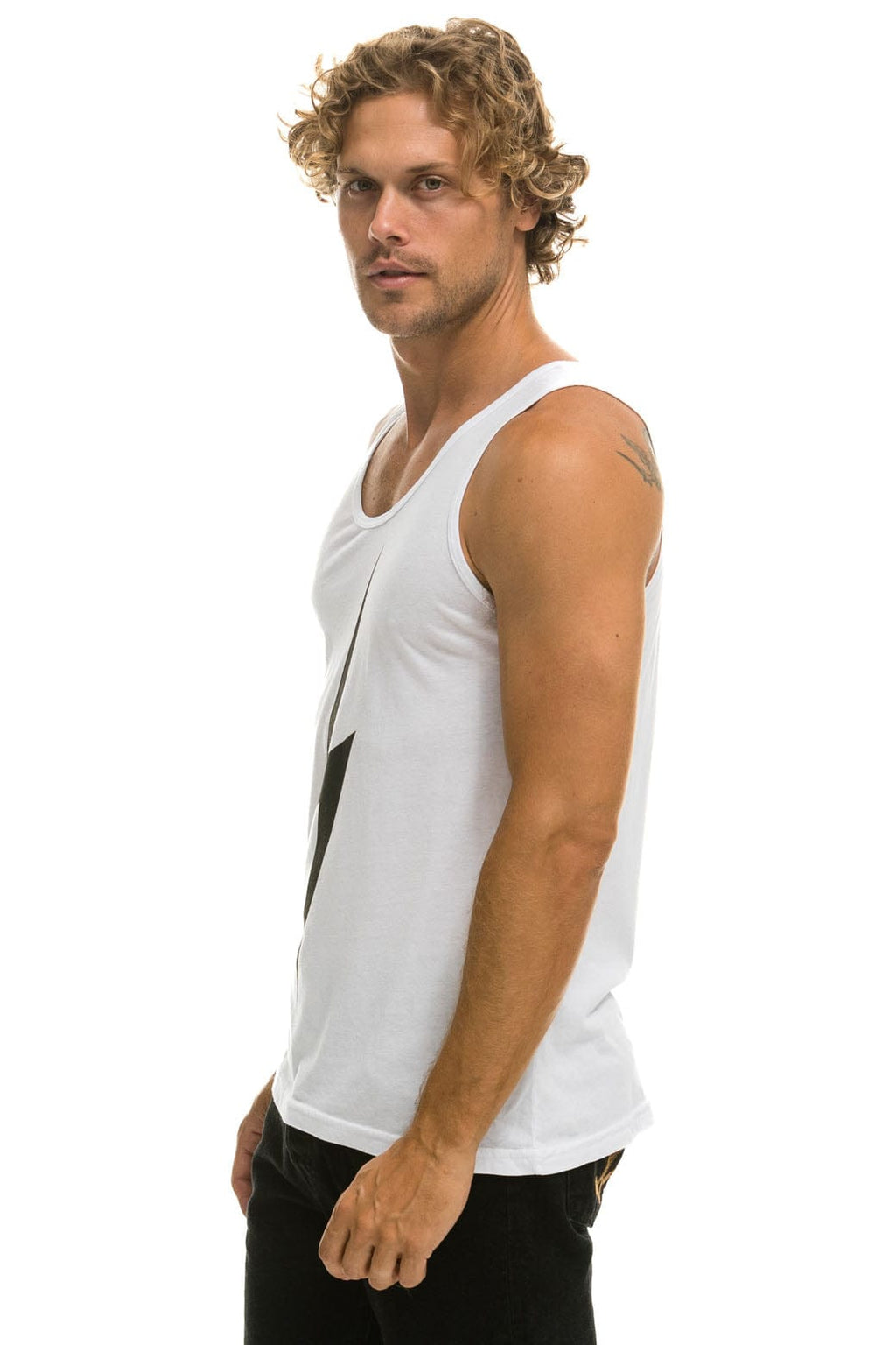 Classic MENS BOLT TANK - WHITE