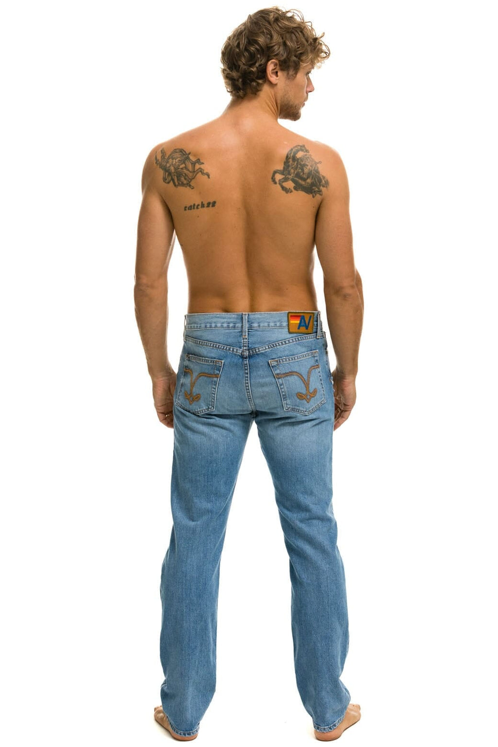 Classic MENS CLASSIC STRAIGHT LEG DENIM JEAN - SUPER LIGHT