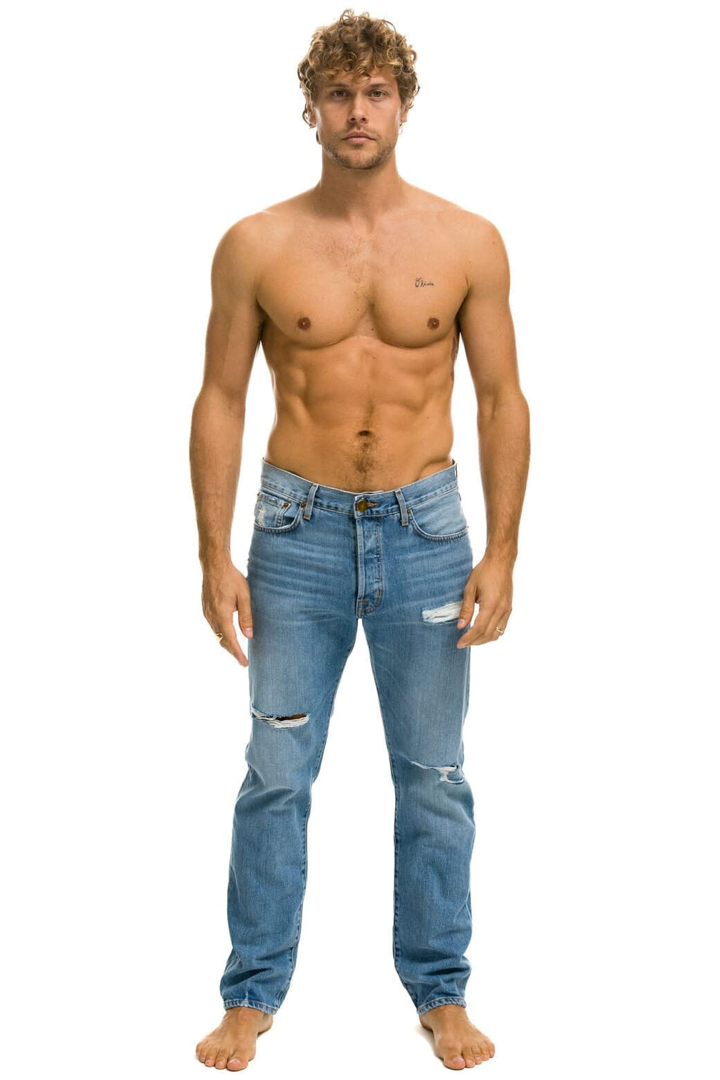 Classic MENS CLASSIC STRAIGHT LEG DENIM JEAN - SUPER LIGHT