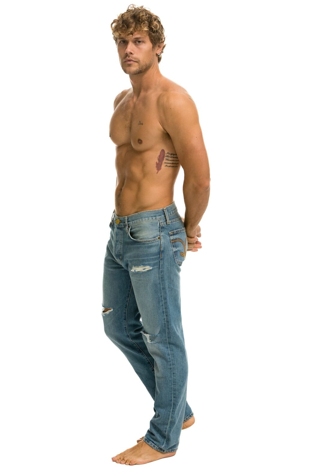 Classic MENS CLASSIC STRAIGHT LEG DENIM JEAN - VINTAGE