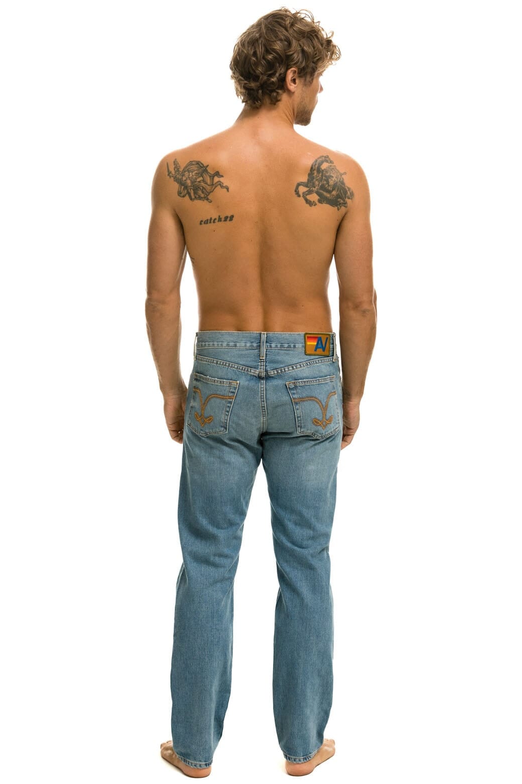 Classic MENS CLASSIC STRAIGHT LEG DENIM JEAN - VINTAGE