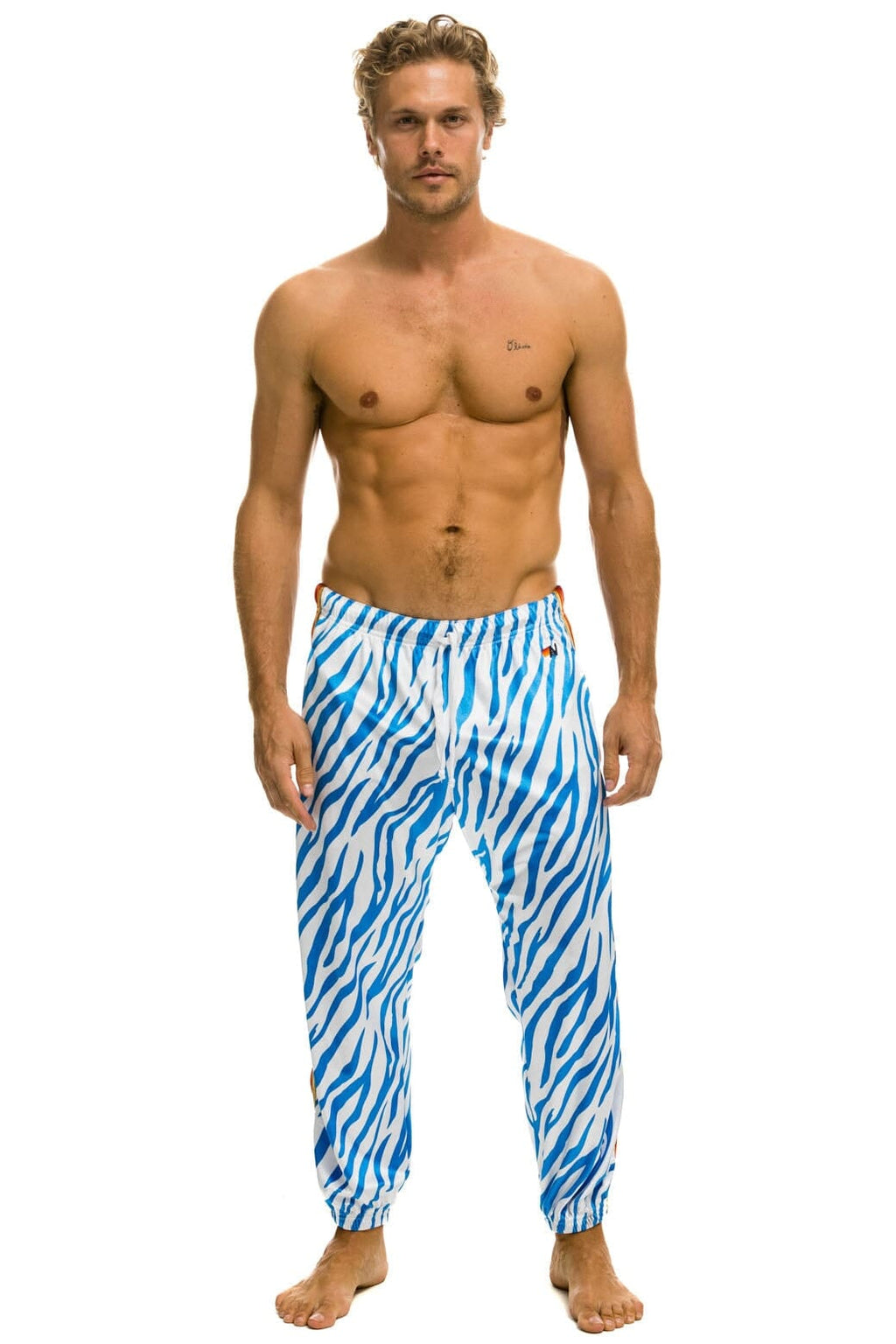 Classic CLASSIC VELVET SWEATPANTS - BLUE TIGER