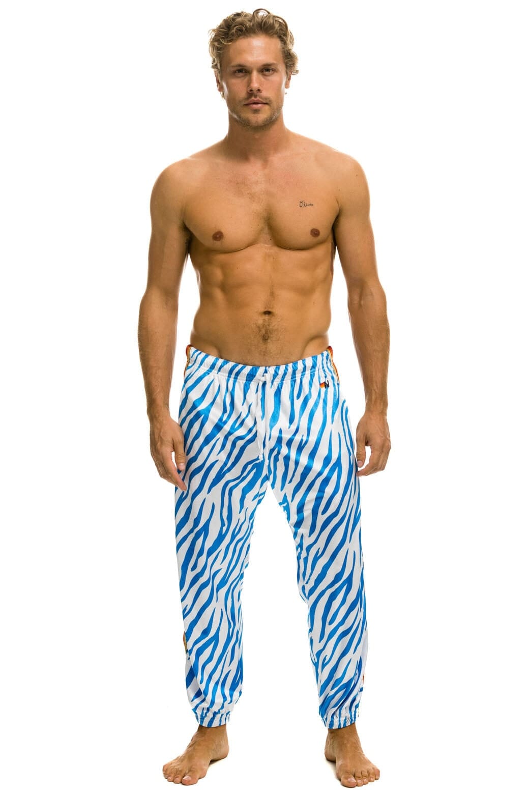 Classic CLASSIC VELVET SWEATPANTS - BLUE TIGER