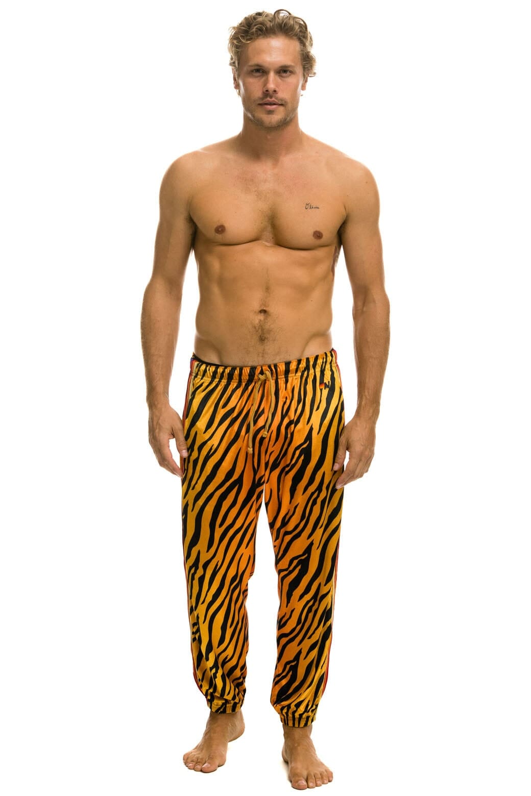 Classic CLASSIC VELVET SWEATPANTS - TIGER
