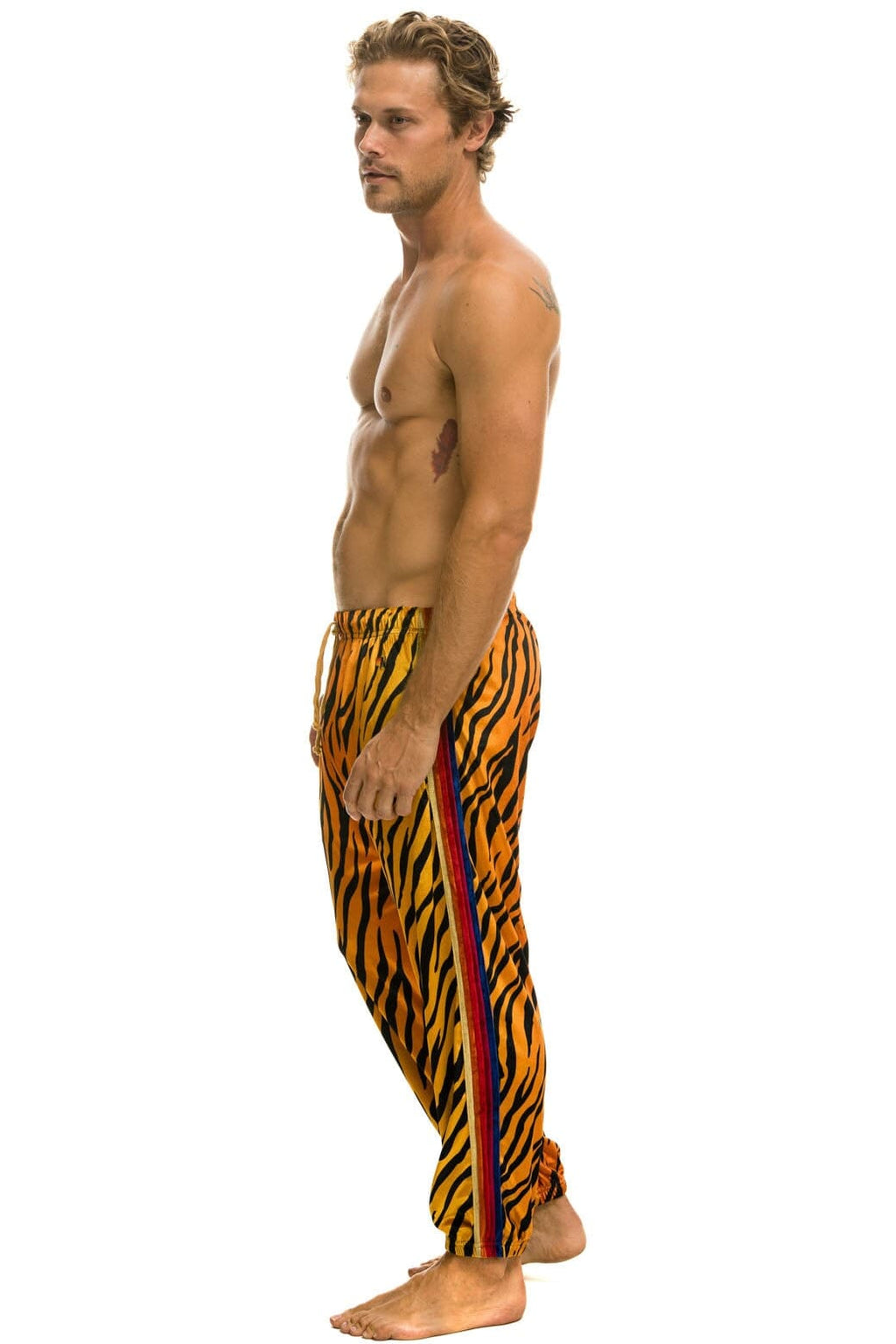 Classic CLASSIC VELVET SWEATPANTS - TIGER