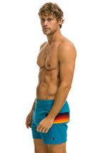 Classic MENS HORIZONTAL 5 STRIPE FLEX SHORTS - ANTIGUA