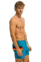 Classic MENS HORIZONTAL 5 STRIPE FLEX SHORTS - ANTIGUA