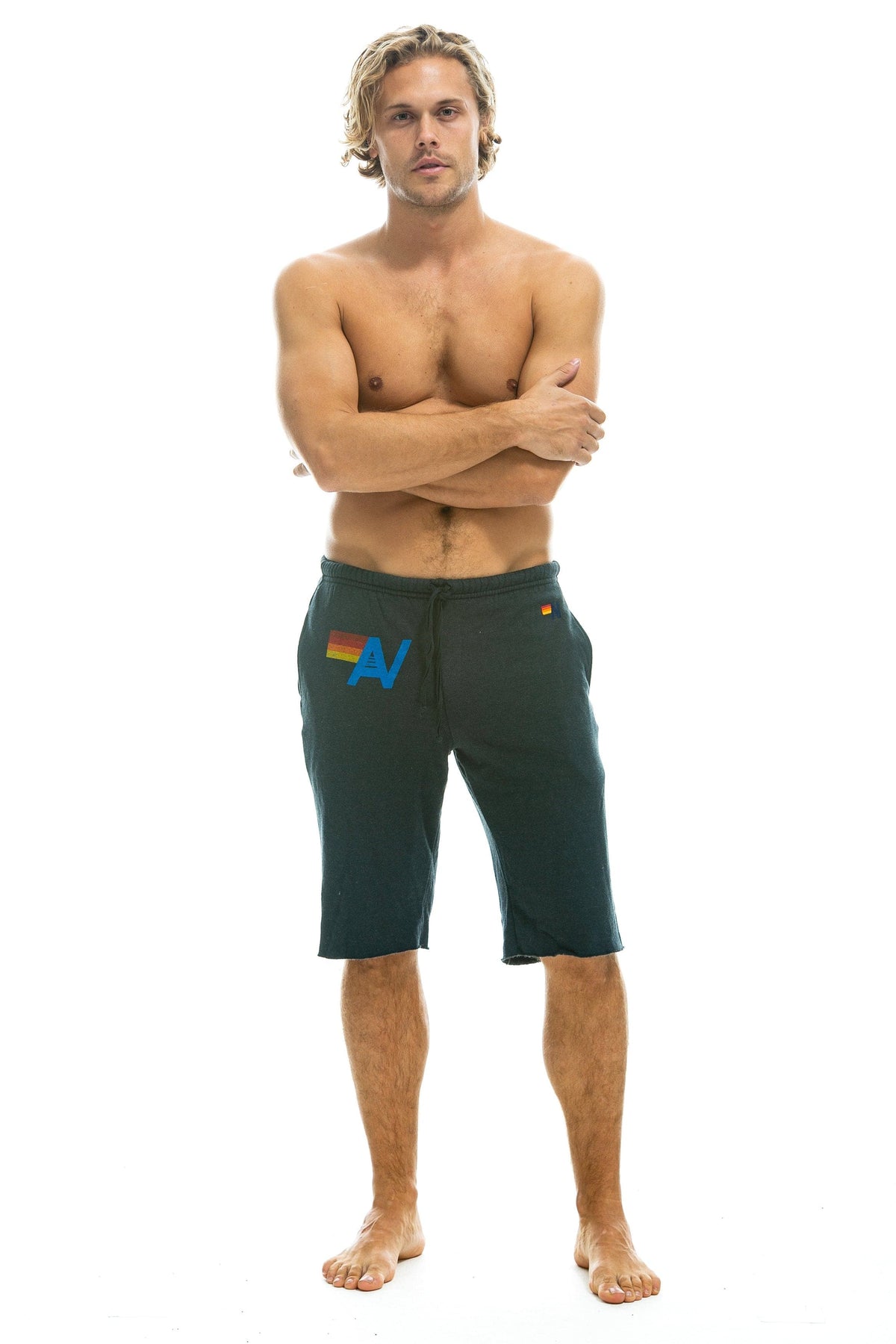 Classic LOGO SWEATSHORTS - CHARCOAL