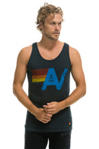 Classic MENS LOGO TANK - CHARCOAL