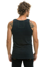 Classic MENS LOGO TANK - CHARCOAL