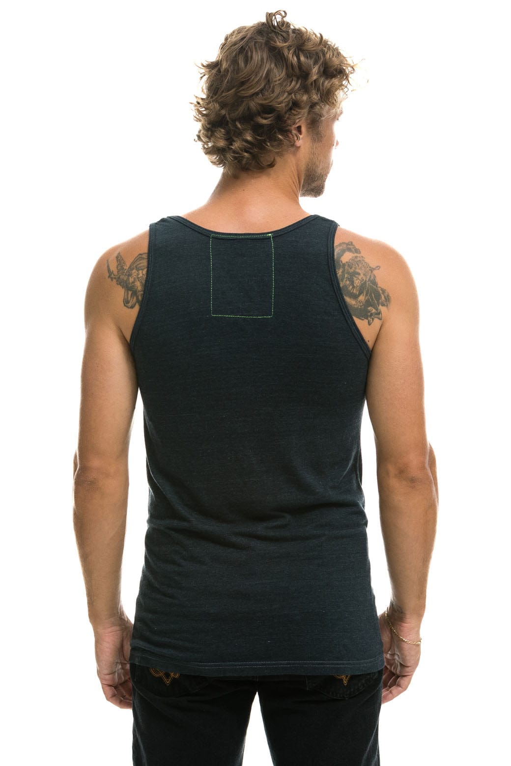Classic MENS LOGO TANK - CHARCOAL