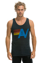 Classic MENS LOGO TANK - CHARCOAL