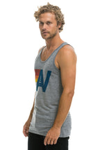 Classic MENS LOGO TANK - HEATHER GREY