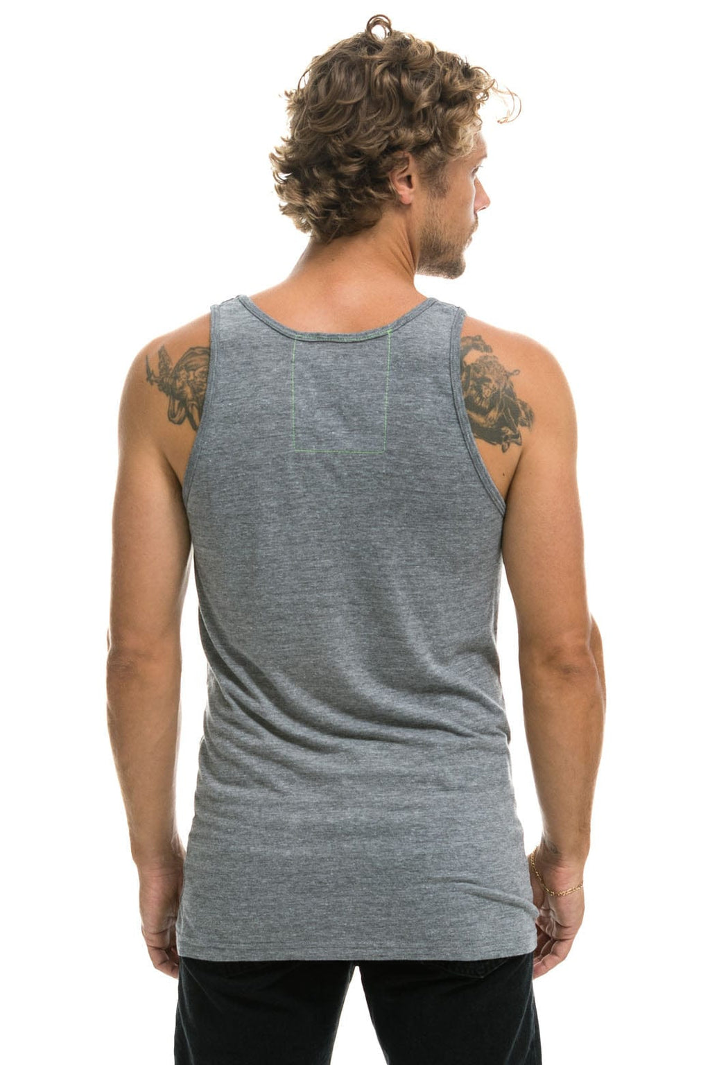 Classic MENS LOGO TANK - HEATHER GREY