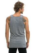 Classic MENS LOGO TANK - HEATHER GREY