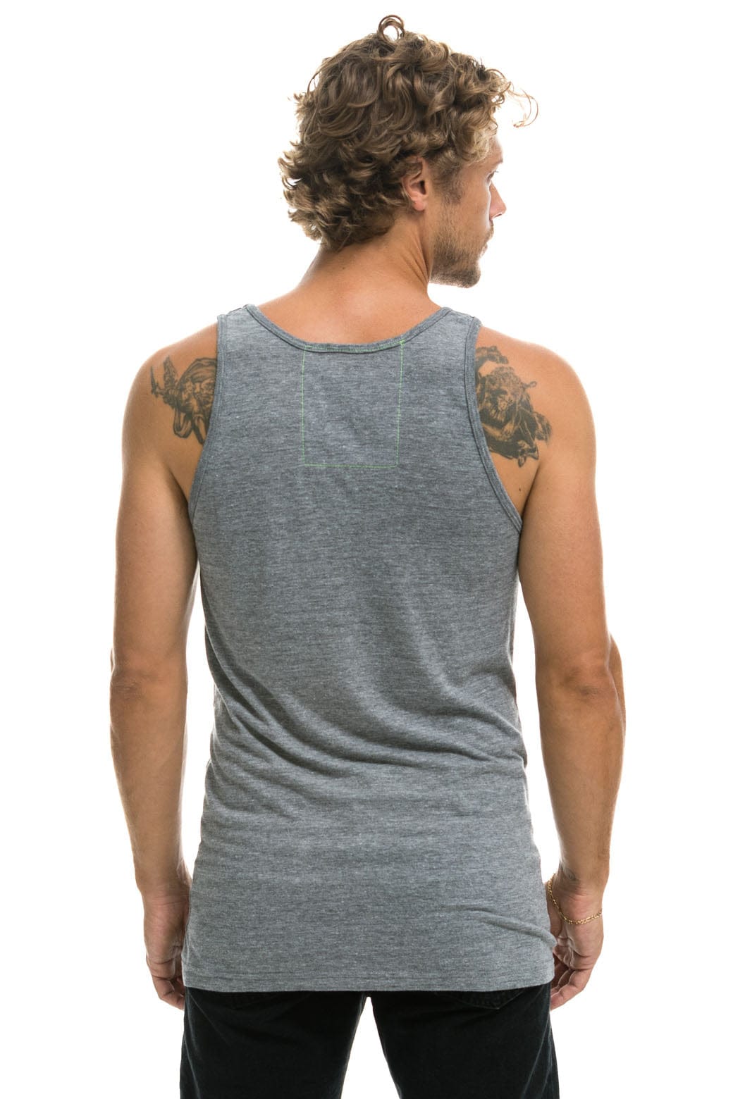 Classic MENS LOGO TANK - HEATHER GREY