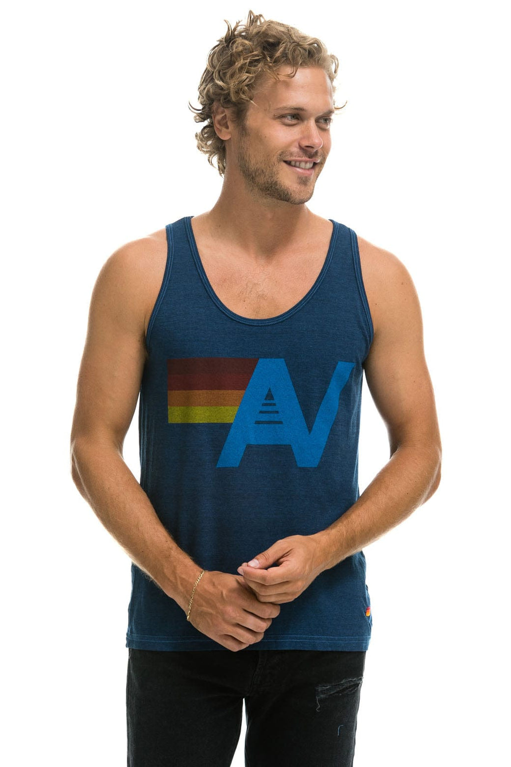 Classic MENS LOGO TANK - NAVY