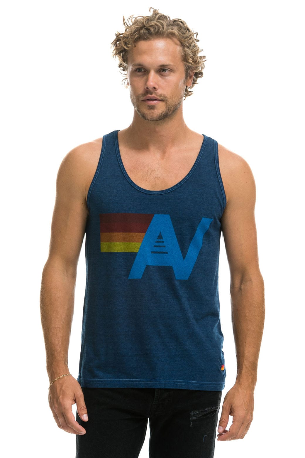 Classic MENS LOGO TANK - NAVY