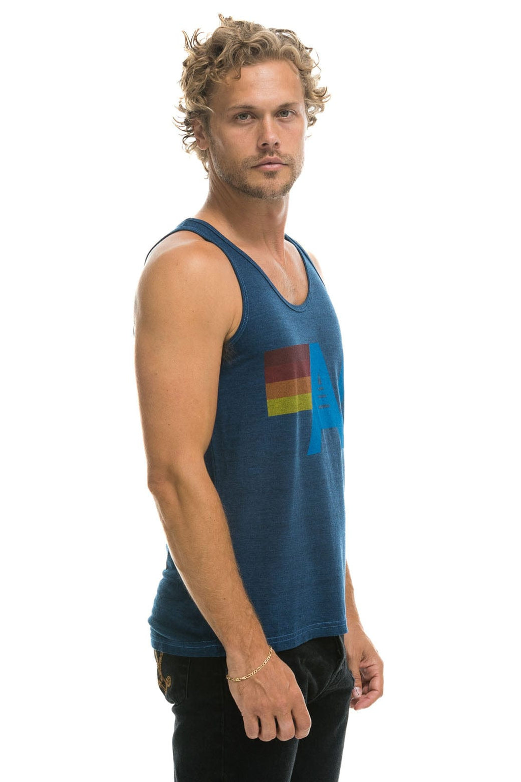 Classic MENS LOGO TANK - NAVY