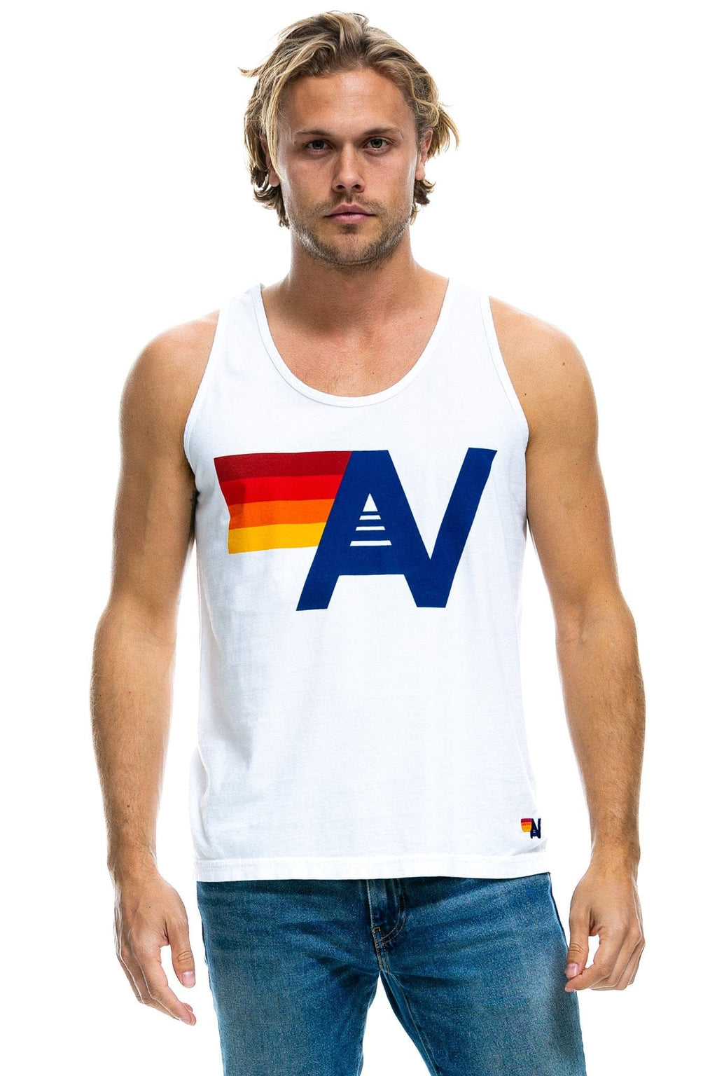 Classic MENS LOGO TANK - WHITE