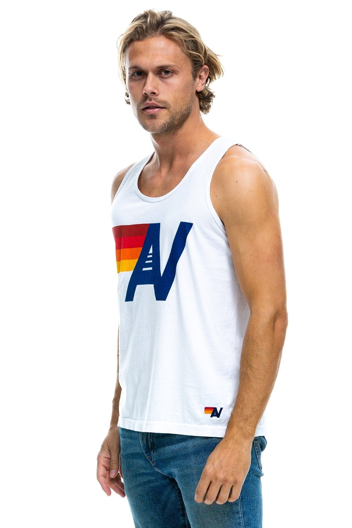 Classic MENS LOGO TANK - WHITE
