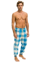 Classic UNISEX PLAID LODGE PANT - SKY PLAID