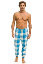 Classic UNISEX PLAID LODGE PANT - SKY PLAID