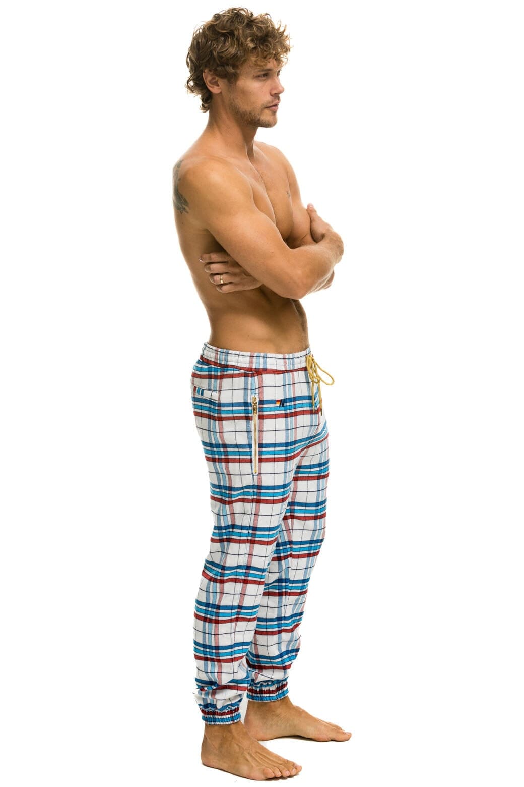 Classic UNISEX PLAID LODGE PANT - MONTAUK PLAID