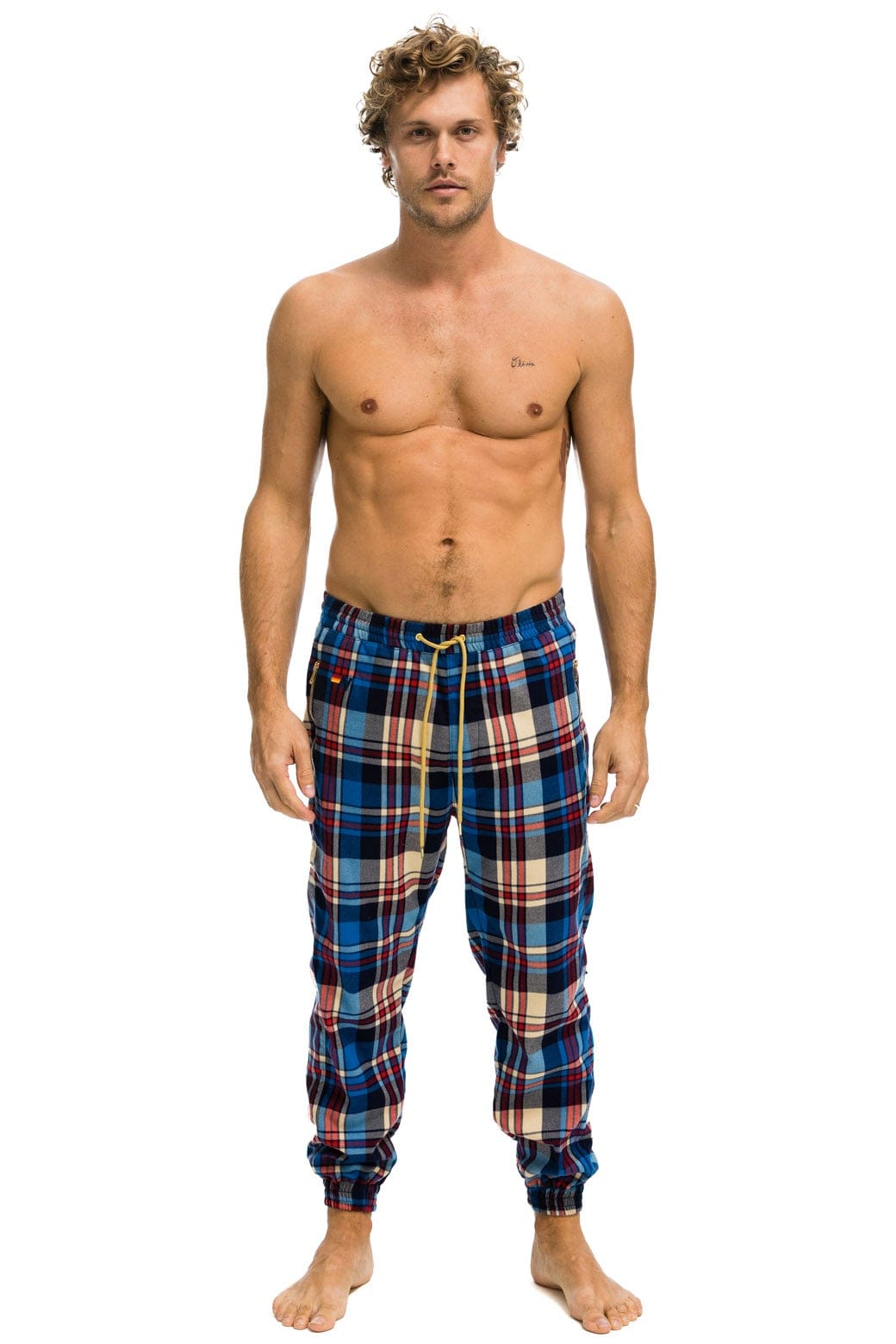Classic UNISEX PLAID LODGE PANT - PATRIOT PLAID