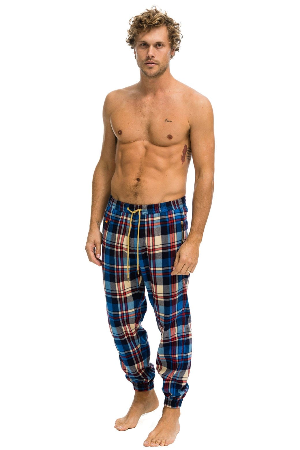 Classic UNISEX PLAID LODGE PANT - PATRIOT PLAID
