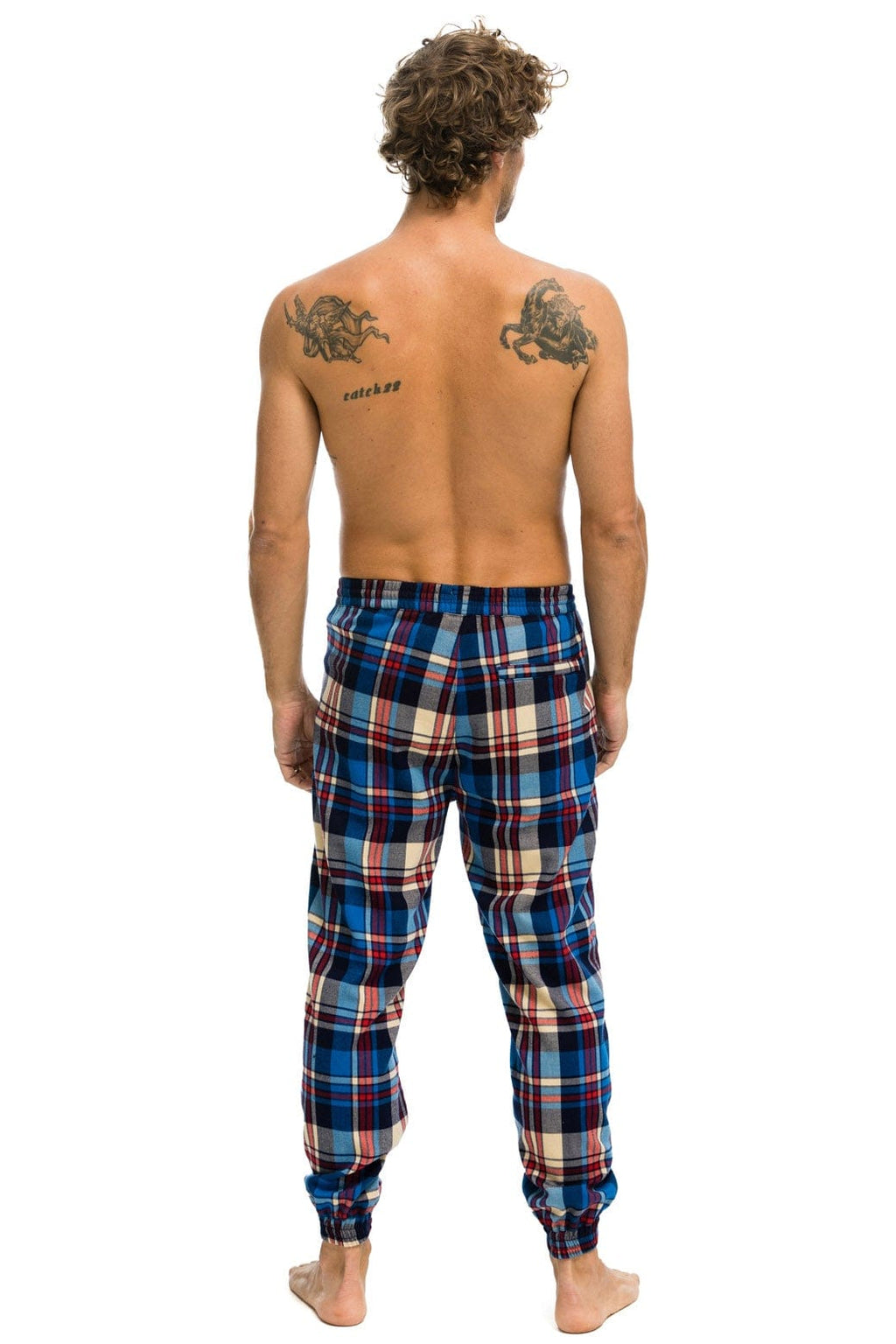 Classic UNISEX PLAID LODGE PANT - PATRIOT PLAID