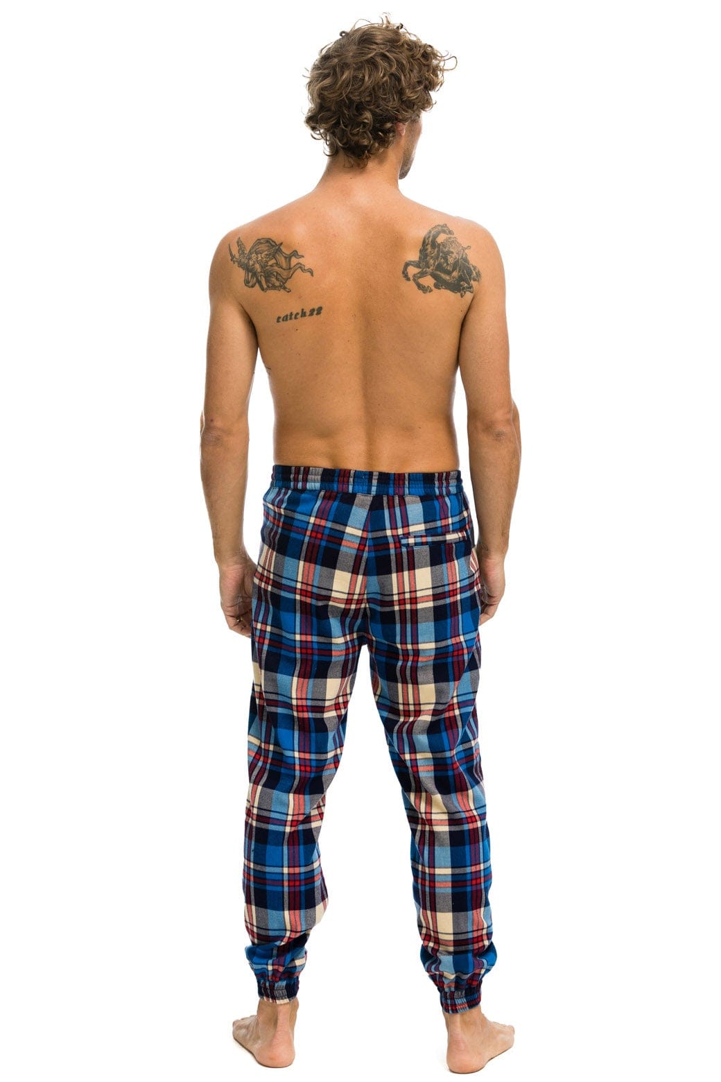 Classic UNISEX PLAID LODGE PANT - PATRIOT PLAID