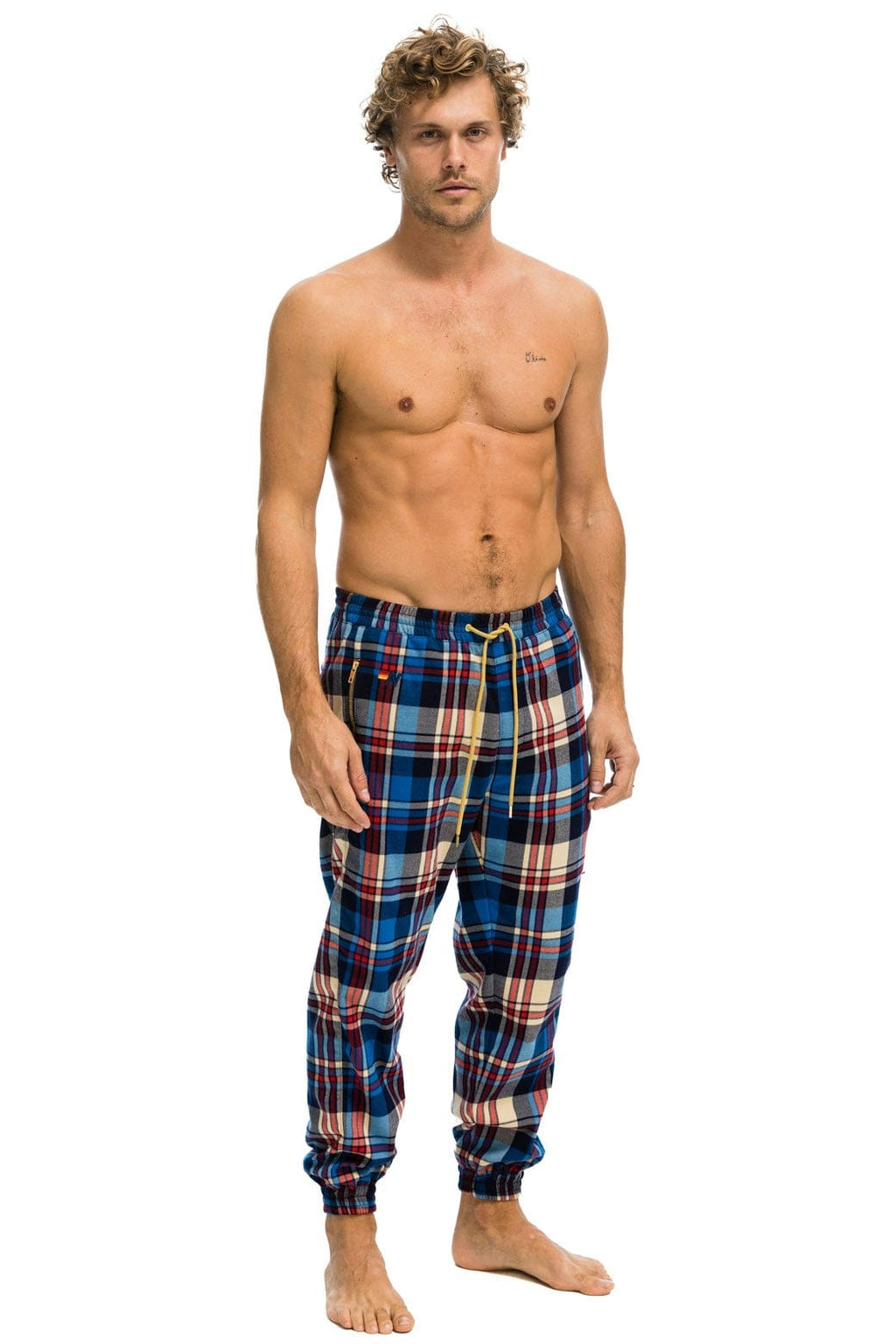 Classic UNISEX PLAID LODGE PANT - PATRIOT PLAID